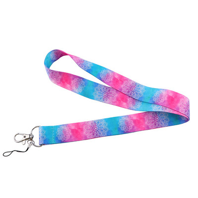 JF671 Starry Sky Yoga Snur Curea pentru gât pentru card de identitate cheie Curele pentru telefon mobil Suport insignă DIY frânghie pentru agățat Accesorii pentru curele de gât