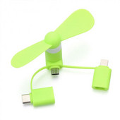 3 az 1-ben Creative Mini hordozható mikro USB ventilátor 5v 1w mobiltelefon USB modul ventilátor tesztelő Type-C Type C USB-C hűtő kézi ventilátorhoz