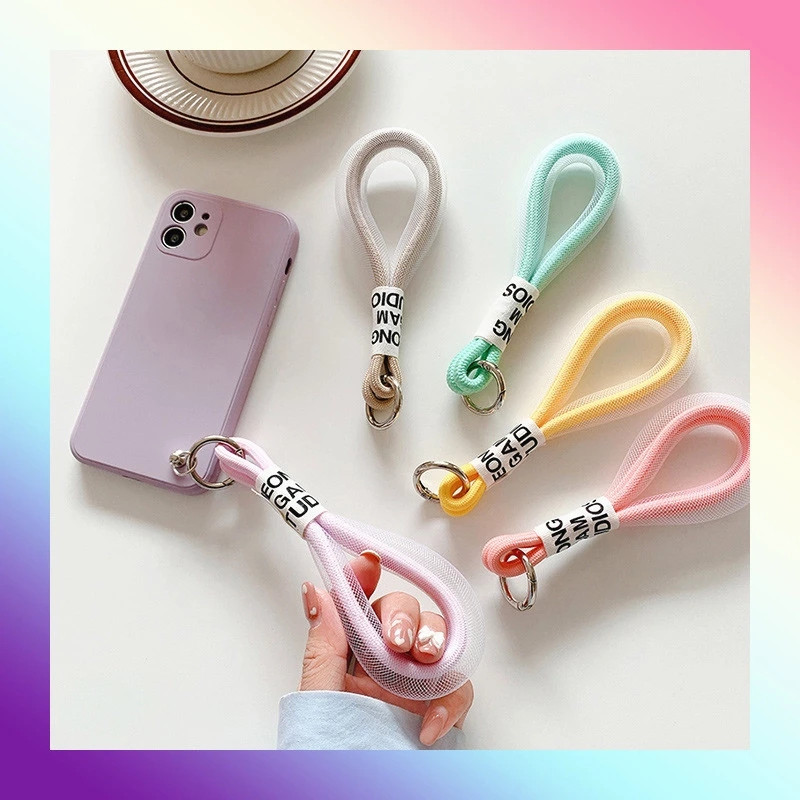 Višenamjenski remen za mobilni telefon u boji s remenom za ruku Hardver Protuprovalni kratki konop Privjesak za ključeve Torba Privjesak za ključeve