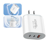 40W 3.0 Cap de încărcare rapidă 5V 2A Încărcător pentru telefon mobil Adaptor de alimentare standard european american pentru iPhone 14 13 12 11 Pro Max