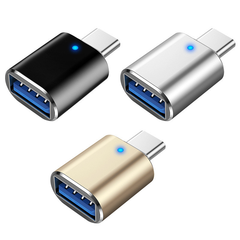 C típusú OTG-adapter USB3.0-hoz csatlakozó USB A-USB C-adapter dugasz-aljzat átalakító laptop mobiltelefon-adatátvitelhez
