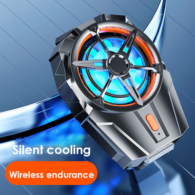 RYRA mobiltelefon hűtőventillátor radiátor PUBG telefon játék Cooler Cool hűtőborda 3 sebességes állítható klip iPhone-hoz Samsung Xiaomi