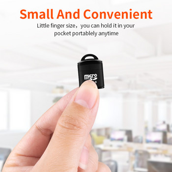 Mini USB Micro SD TF четец на карти USB 2.0 мобилен телефон Четец на карти с памет Високоскоростен USB адаптер за аксесоари за лаптоп