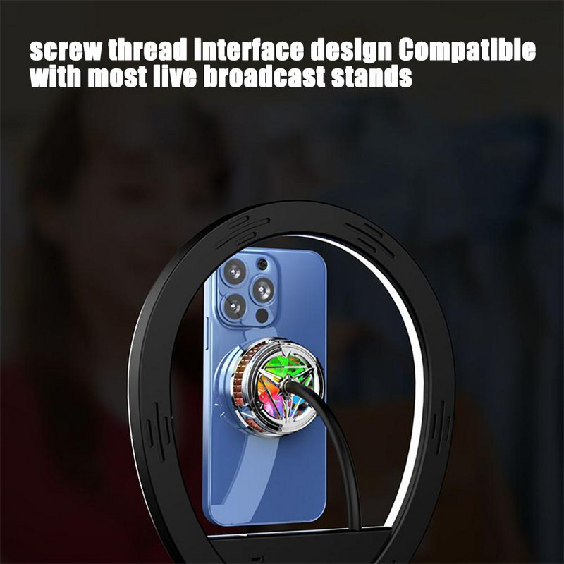 Ψυγείο κινητού τηλεφώνου Μαγνητική αναρρόφηση Ασύρματη γρήγορη φόρτιση Αθόρυβη ημιαγωγική ψύξη ανεμιστήρα