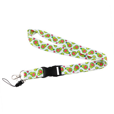 Avocado Fresh Love Snur pentru chei Cureaua de gât Snururi Suport insignă ID Breloc Suport cheie Atârna frânghie Brelocuri Accesorii Cadouri