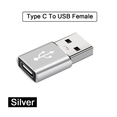 2 buc. Adaptor încărcător USB3.0 la tip C Conector OTG tip C la USB tată la tip c adaptor Convertor pentru PC MacBook mașină USB ipad