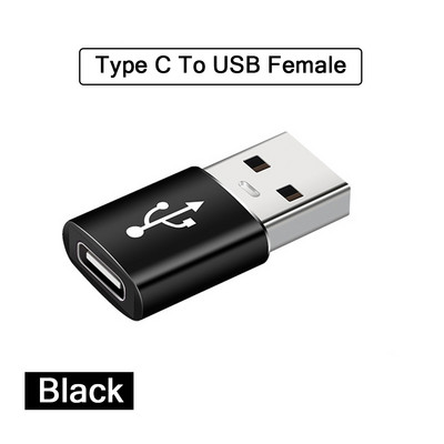 2 buc. Adaptor încărcător USB3.0 la tip C Conector OTG tip C la USB tată la tip c adaptor Convertor pentru PC MacBook mașină USB ipad