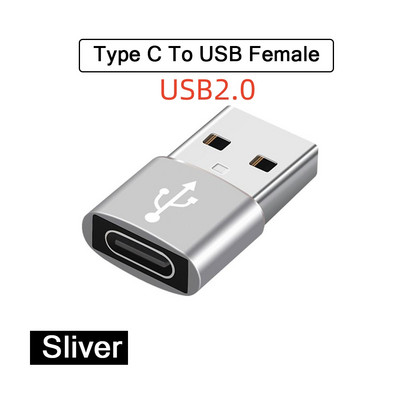 2 buc. Adaptor încărcător USB3.0 la tip C Conector OTG tip C la USB tată la tip c adaptor Convertor pentru PC MacBook mașină USB ipad
