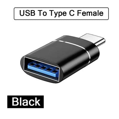 2 buc. Adaptor încărcător USB3.0 la tip C Conector OTG tip C la USB tată la tip c adaptor Convertor pentru PC MacBook mașină USB ipad