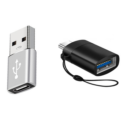 2 buc. Adaptor încărcător USB3.0 la tip C Conector OTG tip C la USB tată la tip c adaptor Convertor pentru PC MacBook mașină USB ipad