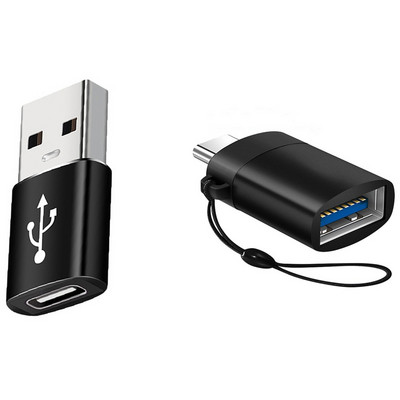 2 buc. Adaptor încărcător USB3.0 la tip C Conector OTG tip C la USB tată la tip c adaptor Convertor pentru PC MacBook mașină USB ipad