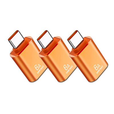 6-1 buc 6A tip C mamă la USB A mascul Adaptor OTG Convertor USB-C pentru Macbook Xiaomi Samsung Oneplus Adaptor conector cablu