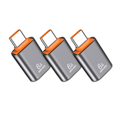 6-1 buc 6A tip C mamă la USB A mascul Adaptor OTG Convertor USB-C pentru Macbook Xiaomi Samsung Oneplus Adaptor conector cablu