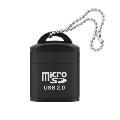USB Micro SD/TF kortelių skaitytuvas USB 2.0 Mini mobiliojo telefono atminties kortelių skaitytuvas didelės spartos USB adapteris nešiojamojo kompiuterio priedams