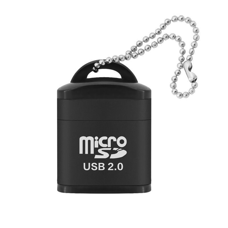 USB Micro SD/TF kortelių skaitytuvas USB 2.0 Mini mobiliojo telefono atminties kortelių skaitytuvas didelės spartos USB adapteris nešiojamojo kompiuterio priedams