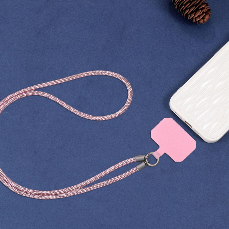 Tartós telefon zsinór Kopásálló telefon kereszttartós zsinór Erős, elveszésgátló Bling Rhinestone okostelefon zsinór