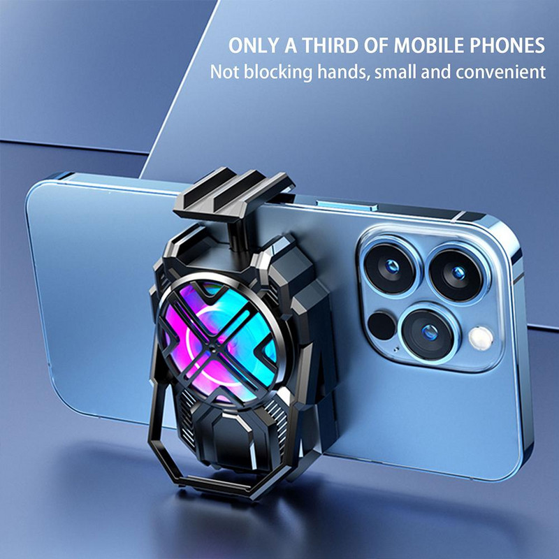 Mini radijator za mobilni telefon Hladnjak za divljač koji jede piletinu Prijenosni periferni uređaji s ugrađenom baterijom Zračno hlađeni ventilator