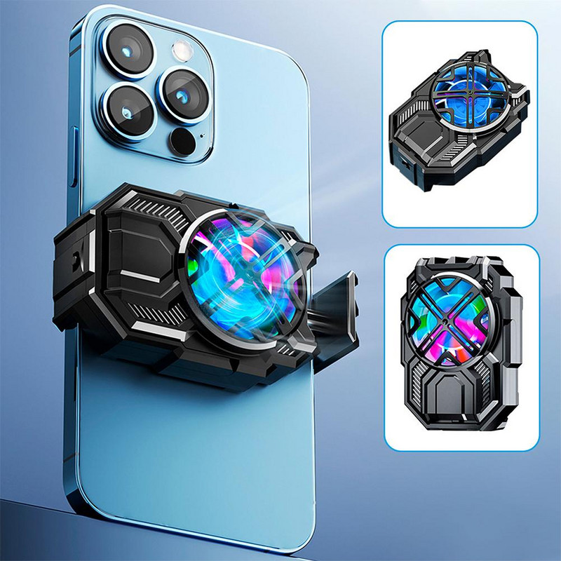 Mini radijator za mobilni telefon Hladnjak za divljač koji jede piletinu Prijenosni periferni uređaji s ugrađenom baterijom Zračno hlađeni ventilator