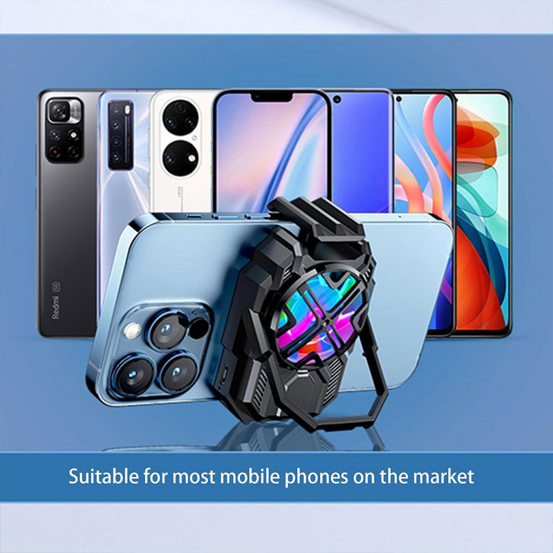 Mini radijator za mobilni telefon Hladnjak za divljač koji jede piletinu Prijenosni periferni uređaji s ugrađenom baterijom Zračno hlađeni ventilator