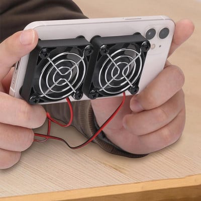 Radiator pentru telefon mobil Radiator pentru telefon cu ventuză Dispozitiv de răcire pentru laptop Accesorii de răcire cu interfață USB pentru streaming live