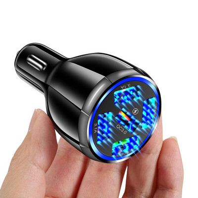 5 porturi USB încărcare auto 48W rapidă 7A mini încărcare rapidă pentru iPhone 11 Xiaomi Huawei Adaptor încărcător telefon mobil în mașină