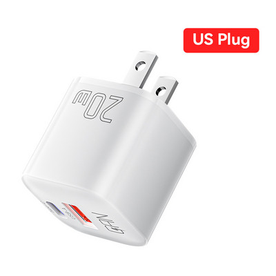 Essager 20W GaN USB Tip C Încărcător pentru telefon Încărcător portabil de încărcare rapidă Cap Adaptor de alimentare pentru iPhone 14 13 Samsung Huawei