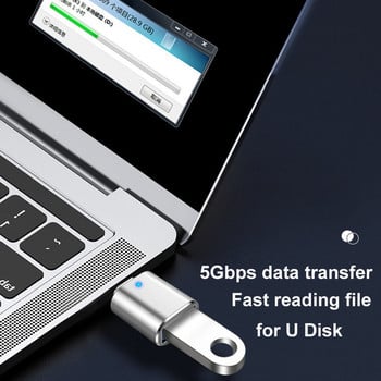 Προσαρμογέας VYOPBC USB 3.0 To Type C Προσαρμογέας USB C OTG για Macbook Xiaomi POCO Samsung S20 USBC OTG Υποδοχή Τύπου C σε USB