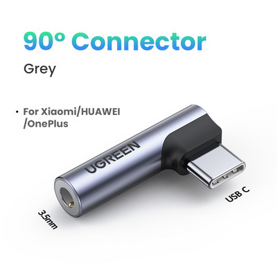 UGREEN tip c la mufă 3,5 USB C la 3,5 mm Adaptor căști Convertor audio AUX 3,5 MM mufă pentru HUAWEI P40 XIAOMI OnePlus 8 PRO