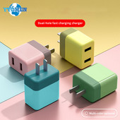 5V 2A Încărcător de perete USB dublu, mufă americană portabilă, încărcare rapidă 3.0 pentru Samsung S22 S21 S9 Xiaomi Mi 8 Adaptor pentru telefon mobil de călătorie