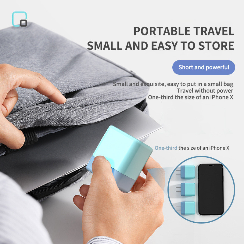 Φορητός φορτιστής τοίχου διπλού USB 5V 2A Φορητός προσαρμογέας κινητού τηλεφώνου Samsung S22 S21 S9, Φορητός βύσμα US Quick Charge 3.0 για Samsung S22 S21 S9 Xiaomi Mi 8 Travel