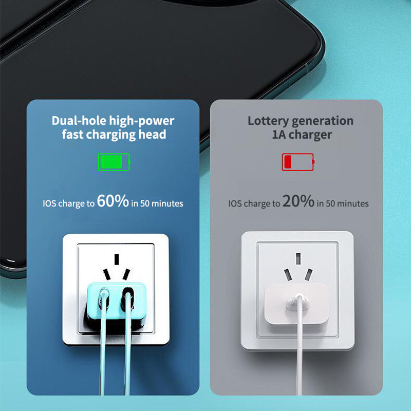 Φορητός φορτιστής τοίχου διπλού USB 5V 2A Φορητός προσαρμογέας κινητού τηλεφώνου Samsung S22 S21 S9, Φορητός βύσμα US Quick Charge 3.0 για Samsung S22 S21 S9 Xiaomi Mi 8 Travel