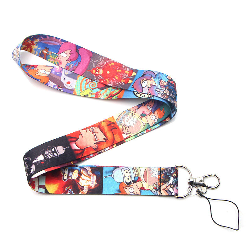 2020-as új dizájn, 1 részes kiváló minőségű anime rajzfilm mobiltelefon szíj aranyos kulcstartó nyakpánt igazolványtartó szíj