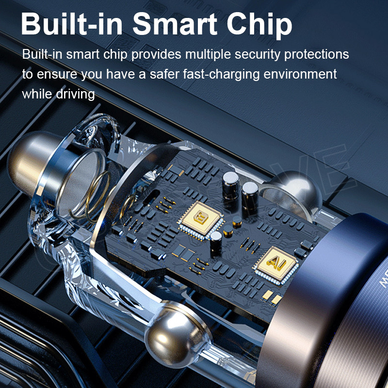 Τηλέφωνο αυτοκινήτου USB Power PD30W Προσαρμογέας φορτιστή τηλεφώνου αυτοκινήτου γρήγορης φόρτισης για iPhone 14 13 12 Pro POCO Xiaomi iPad Type C Φορτιστής αυτοκινήτου