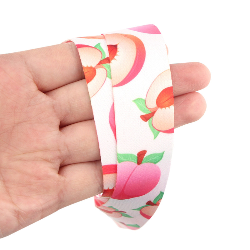 JF0070 Nyári gyümölcsös zsinór kulcsokhoz Aranyos görögdinnye citromos telefonszíj ananász eper azonosító jelvénytartó divat ajándékok