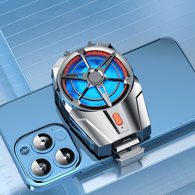 Radiator de refrigerare cu semiconductor magnetic al telefonului Sistem de răcire pentru jocuri ABS Mini ventilator de răcire rapidă pentru iPhone 13 12 Samsung