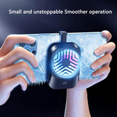 Radiator pentru telefon mobil, ventilator de răcire cu semiconductor, periferic, reîncărcabil, răcitor reglabil cu 3 viteze, cu lumină RGB