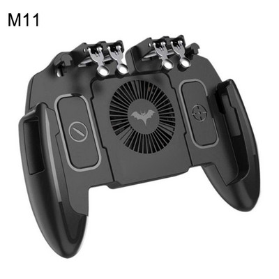 Ventilator de răcire cu șase degete Controler de joc pentru telefon Gamepad Trigger de fotografiere pentru PUBG