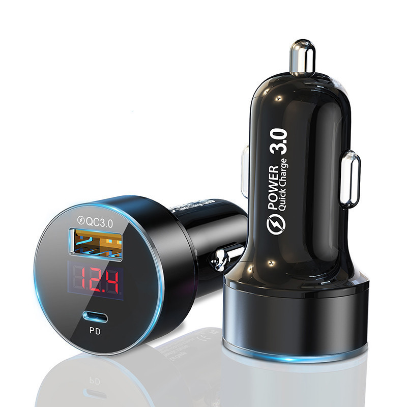 Pd 20w αναπτήρας αυτοκινήτου Φορητός γενικός φορτιστής αυτοκινήτου Γρήγορη φόρτιση για κινητό τηλέφωνο Προσαρμογέας φορτιστή αυτοκινήτου Αξεσουάρ αυτοκινήτου