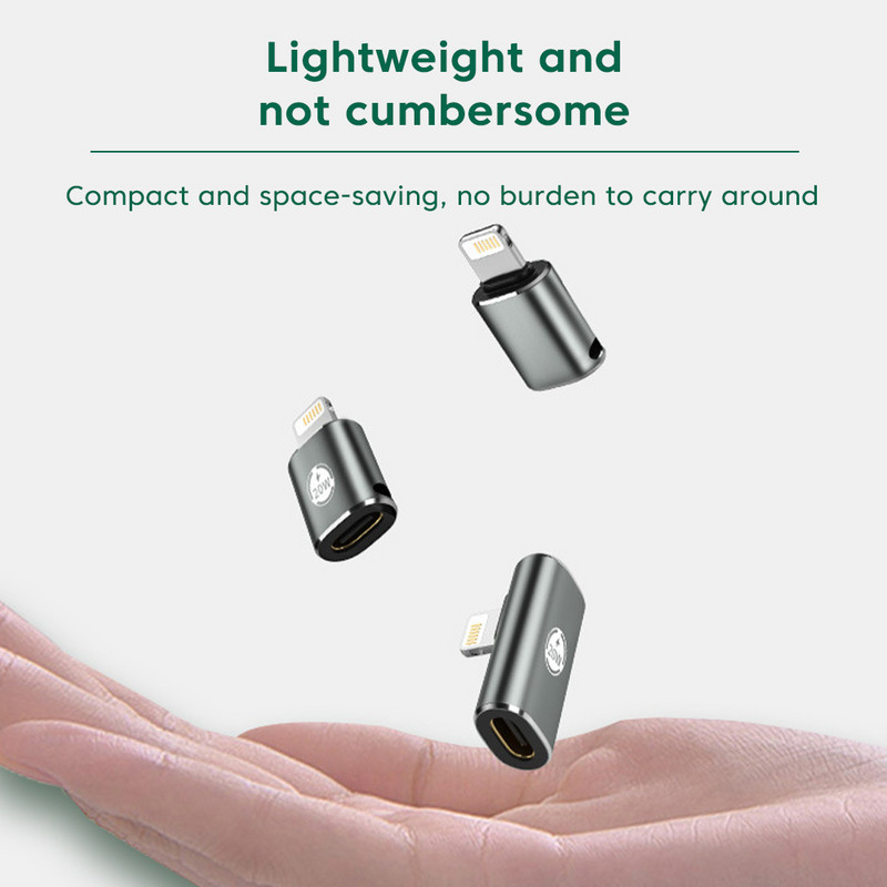 OLAF PD 20W USB Type C - Lighting OTG gyorstöltő adapter iPhone 14 13 12 USB C aljzatból világításhoz csatlakozó dugasz átalakító adapter