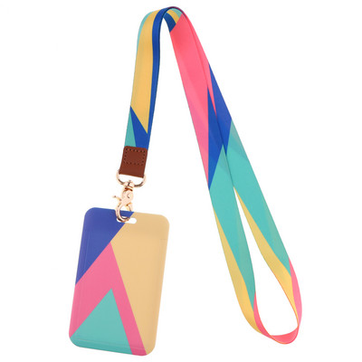 Curea de gât cu dragoste minimalistă pentru chei Carte de identitate Curele pentru telefon mobil Suport pentru insignă USB DIY frânghie pentru agățat Lariat