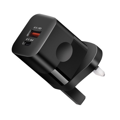 Încărcător Pd20W Încărcare rapidă Adaptor de încărcare a telefonului mobil Adaptor A+C pentru telefon mobil pentru iPhone Xiaomi Încărcător rapid cu două porturi