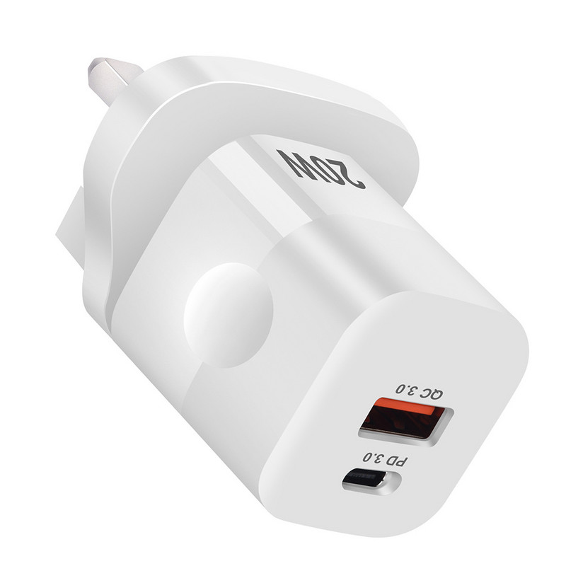 Pd20W töltő Gyorstöltő mobiltelefon töltő adapter A+C mobiltelefon adapter iPhone Xiaomi kétportos gyorstöltőhöz
