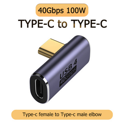3A tip C cot USB 3.1 Convertor adaptor cablu de date de încărcare pentru Android 90/180 de grade Adaptor OTG Încărcare rapidă 10 Gbps