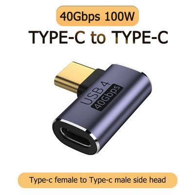 3A tip C cot USB 3.1 Convertor adaptor cablu de date de încărcare pentru Android 90/180 de grade Adaptor OTG Încărcare rapidă 10 Gbps