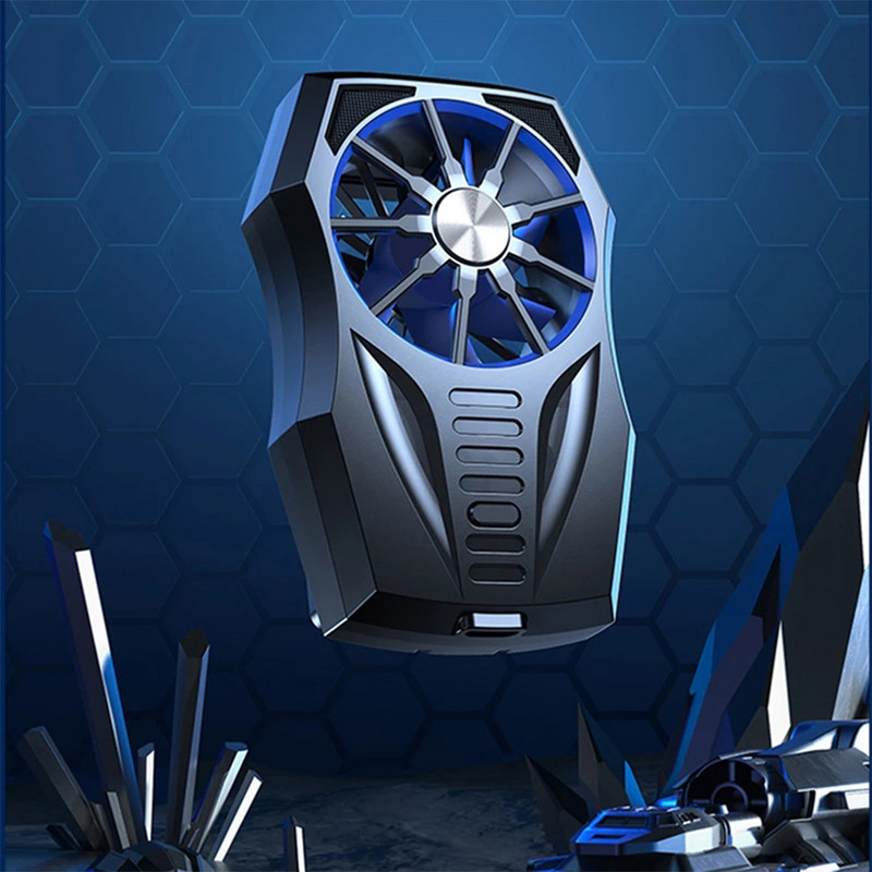 ABS Phone Radiator Mute Game Cooler System Κλιπ ανεμιστήρα γρήγορης ψύξης για iPhone 13 Xiaomi Black Shark 4 Samsung LG με μπαταρία Νέο