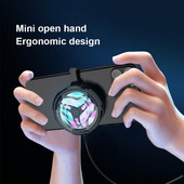 Răcitor portabil pentru telefon mobil, radiator universal pentru telefon mobil, ventilator de răcire reglabil, mini pentru telefon mobil pentru iPhone/Xiaomi