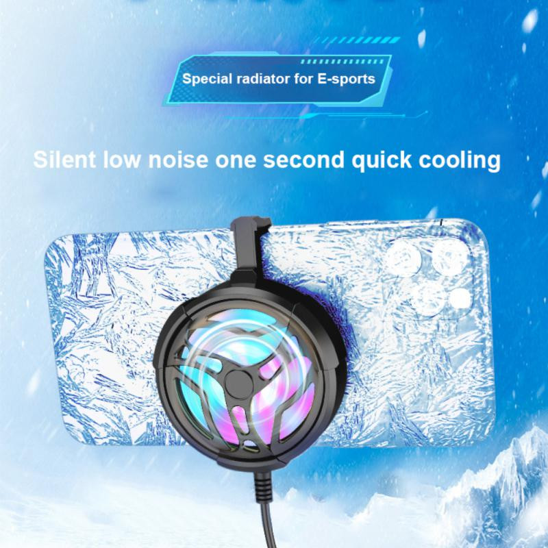 Νέο φορητό ψυγείο κινητού τηλεφώνου Ενσύρματο καλοριφέρ γενικής χρήσης κινητού τηλεφώνου Ρυθμιζόμενο μίνι ανεμιστήρα ψύξης κινητού τηλεφώνου για iPhone/Xiaomi