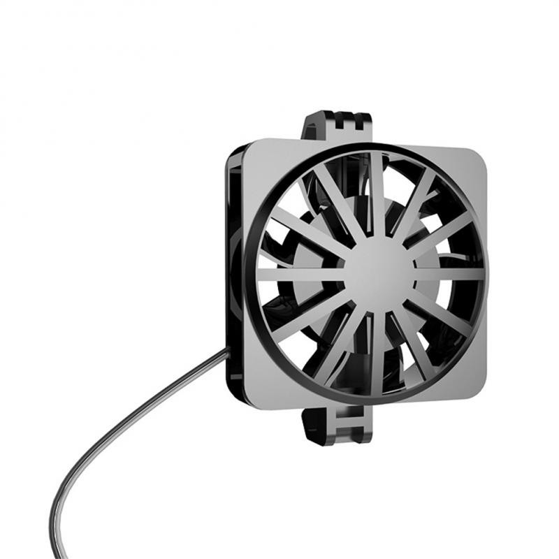 Νέο φορητό ψυγείο κινητού τηλεφώνου Ενσύρματο καλοριφέρ γενικής χρήσης κινητού τηλεφώνου Ρυθμιζόμενο μίνι ανεμιστήρα ψύξης κινητού τηλεφώνου για iPhone/Xiaomi