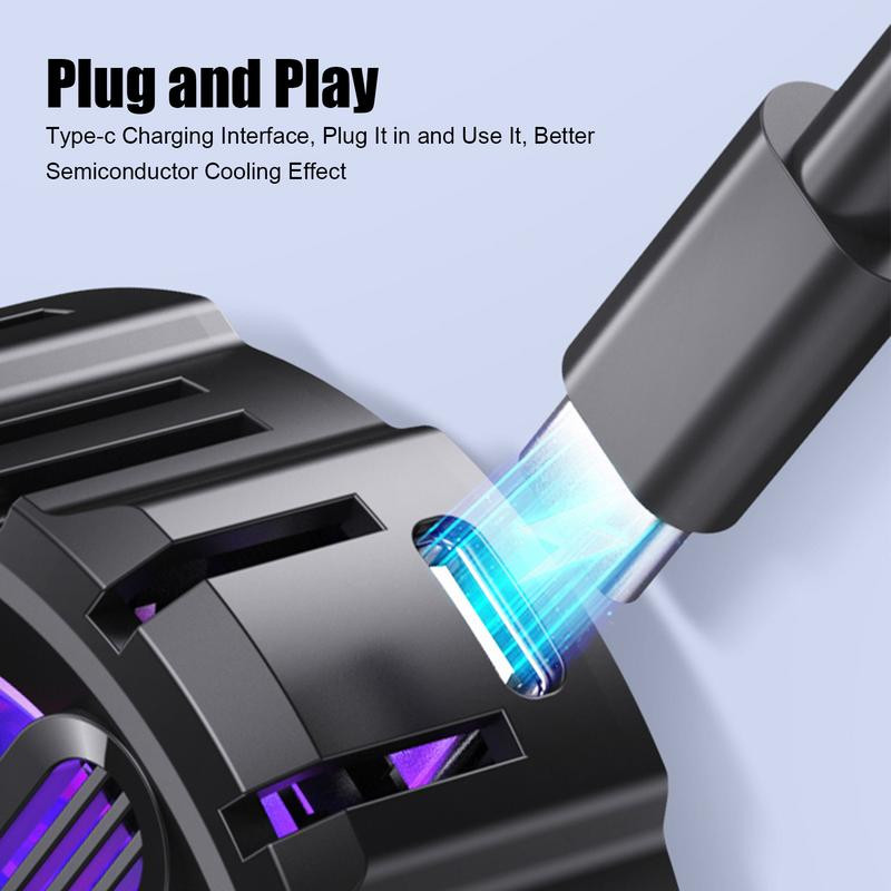 Telefonhűtő és mágneses vezeték nélküli töltő Hordozható gyorstöltő pad Hűtőventilátor a telefonhoz, mindennel kompatibilis