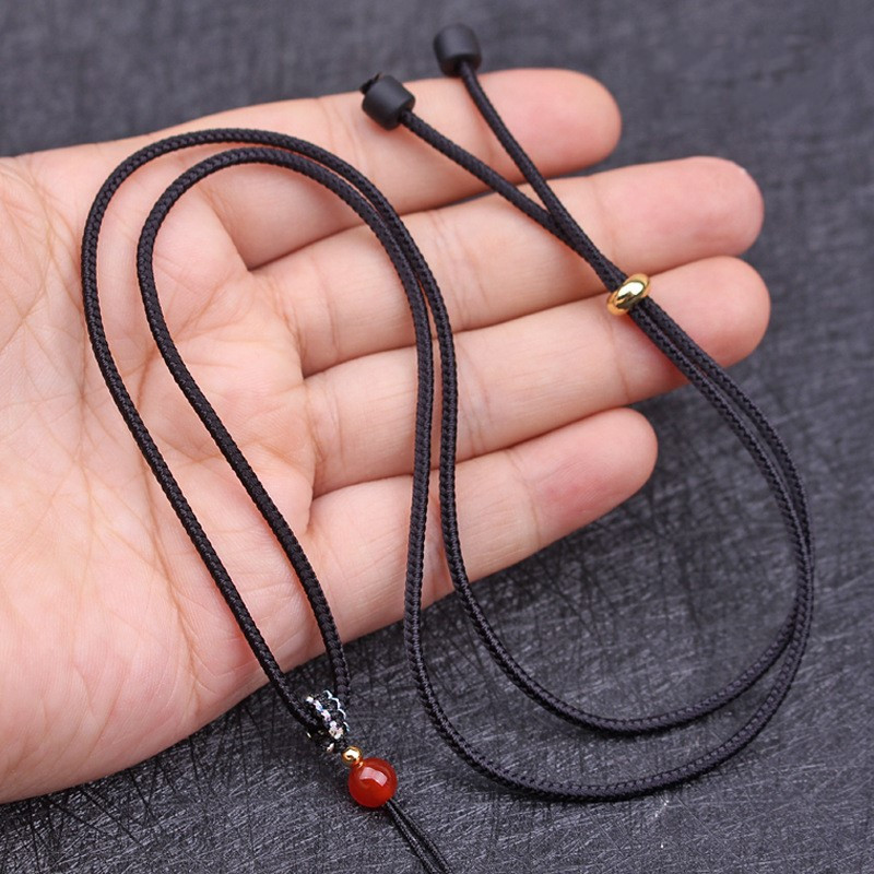 Állítható nyakpánt Zsinór Nyakpánt kulcszsinórhoz Nyakpánt kártyákhoz a mobil felakasztásához Szövött medál nyaklánc zsinór